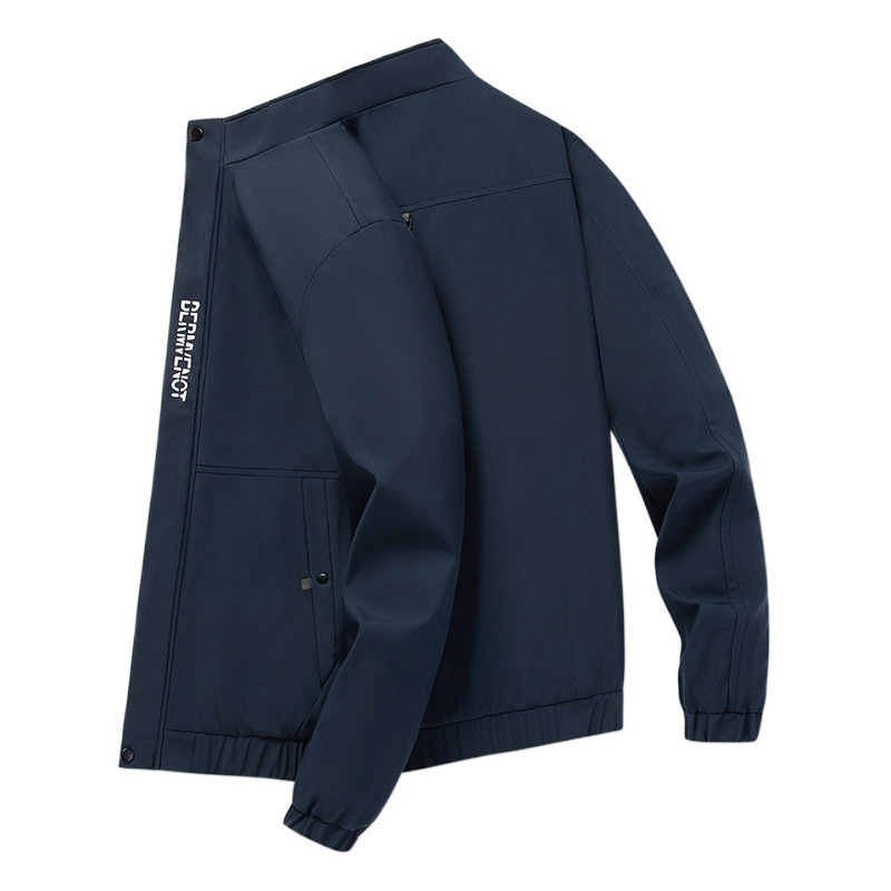 Chaqueta para hombre 2023 primavera y otoño nueva moda coreana delgada de cuello elegante chaqueta de color de otoño chaqueta de hombre