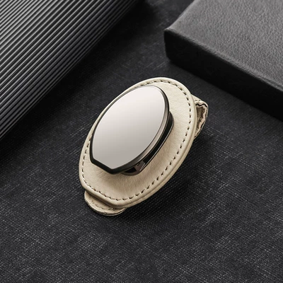 Sunglasses Holder, In-Car Glasses Clip, Car Glasses Clip/Bill Clip - beige