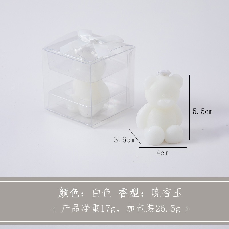 Pequeño adorable osos de perfumes para el dormitorio interior perfumes para el hogar decoración creativa para la fotografía props regalo