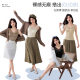 Spring and summer new deep V-neck with chest pad satin soft lace long vest base breathable skin-sticking seamless underwear