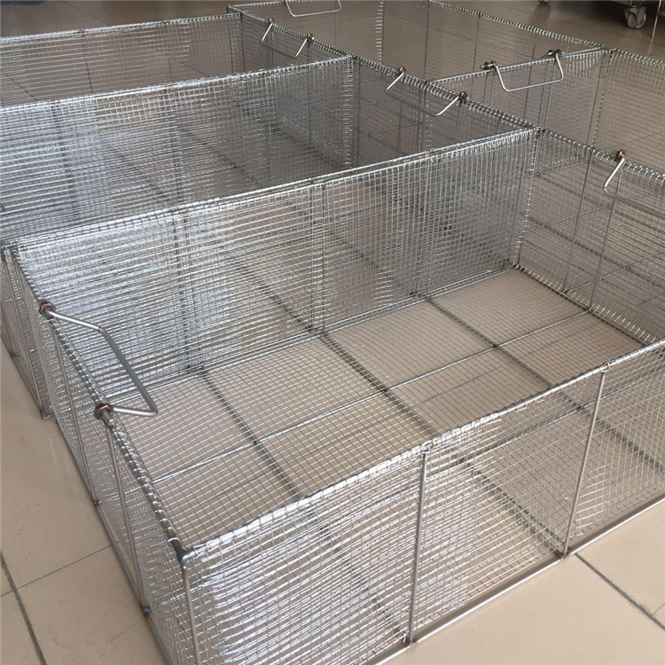 定做各种规格尺寸超声波304不锈钢清洗机光滑美观网篮厂