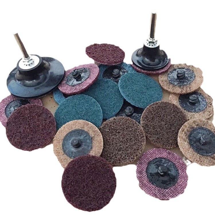 Productos transfronterizos 2 pulgadas 50MM traje de nylon par disco de arena paño no tejido vuelta bloqueo pulido película espiral disco de arena