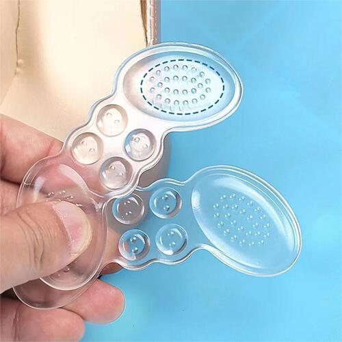 GEL heel sticker half size pad women's anti-falling and anti-wearing high-heeled shoes sticker anti-falling self-adhesive shoe size change