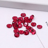 Zirconium, artificial synthesized shiny white gemstone for manicure