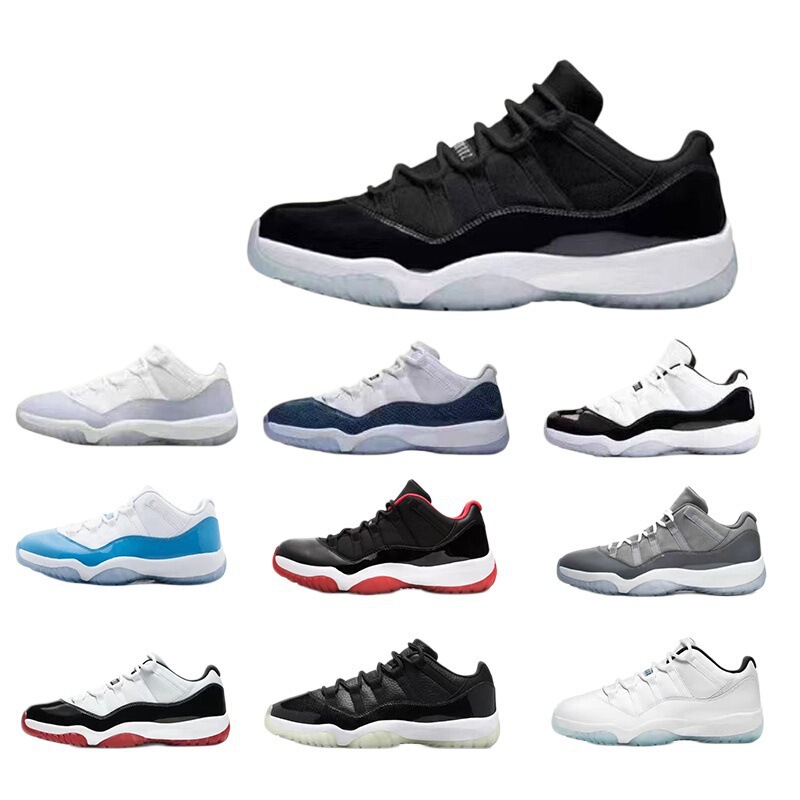 New cross-border AJ11 low-top black and white North Carolina blue basketball shoes, trendy color-blocking casual versatile sports shoes for men and women New cross-border AJ11 low-top black and white North Carolina blue basketball shoes, trendy color-blocking casual versatile sports shoes for men and women