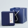Blue brocade box and bag