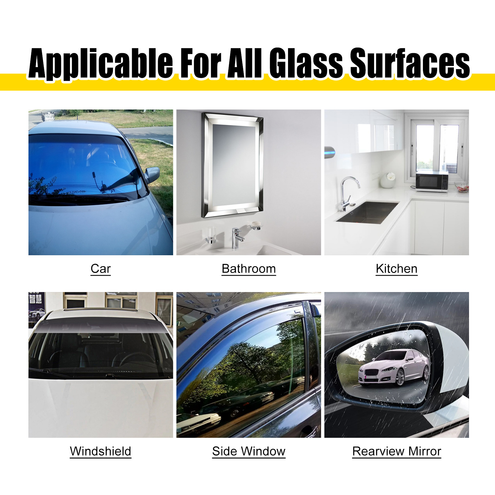 Ölfilmentferner für Glas, Ölfilmentferner für die Windschutzscheibe, Tiefenfleckenentferner für Autofenster_voghion.com