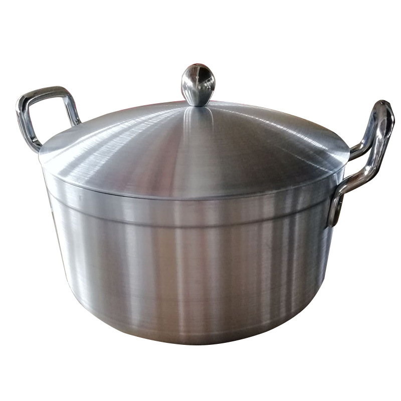 Comercio exterior Exportación utensilios de cocina cazuela olla sopa traje de aluminio hogar cocina olla al por mayor