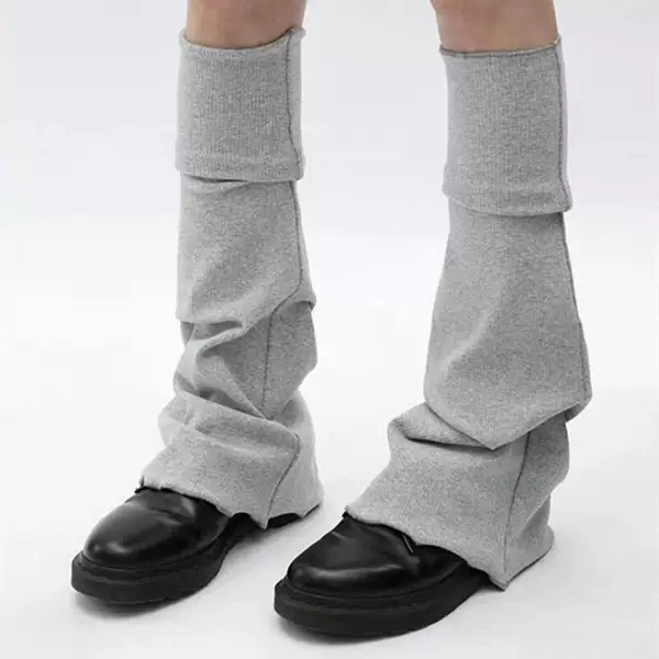 Thin Subculture Stretch Heap Leg Set Long JK Women's Y2K Hot Girl Trumpet Shaped Shaped Calf Socks Harajuku Summer