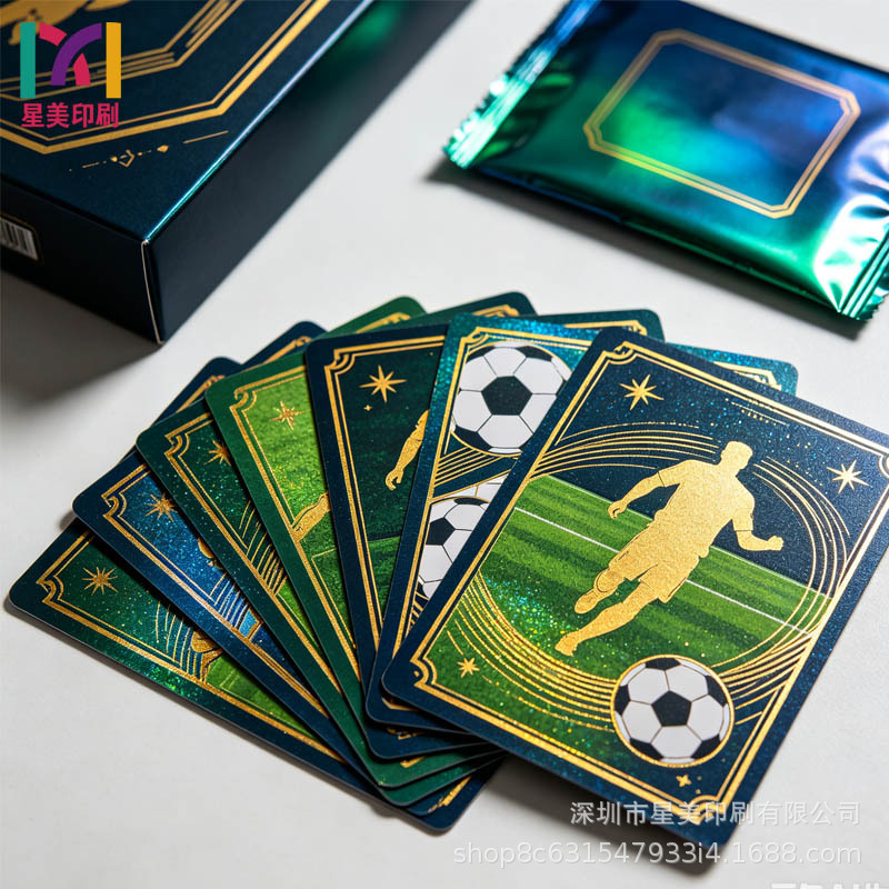 Source manufacturer of printed football and basketball star flash cards, one-stop printing and processing service