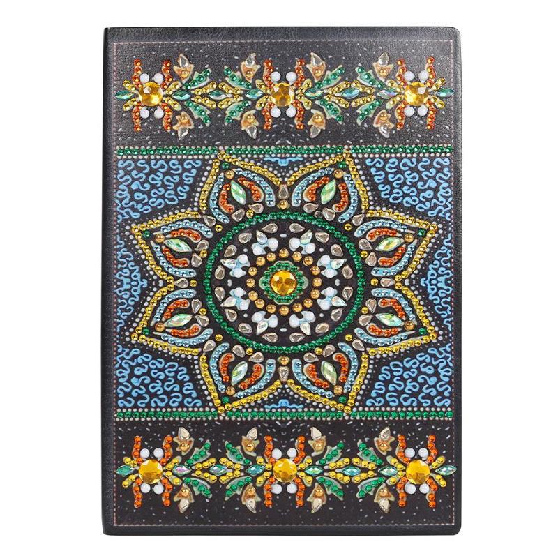 Cuaderno de dibujo de diamantes transfronterizos 5d punto diámetro pintura pegatinas de sexo opuesto mariposa DIY manual cuaderno de notas de cristal