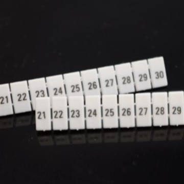 厂家供应ZB6接线端子配用附件标记条规格齐全空白条标记条