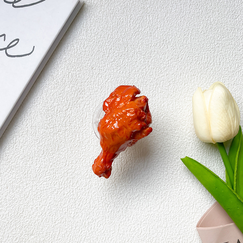 Simulierte gebratene Ente, Beine, Hühnerflügel, Handy-Airbag-Halterung, selbstklebend, skalierbar, multifunktionales Luftkissen_voghion.com