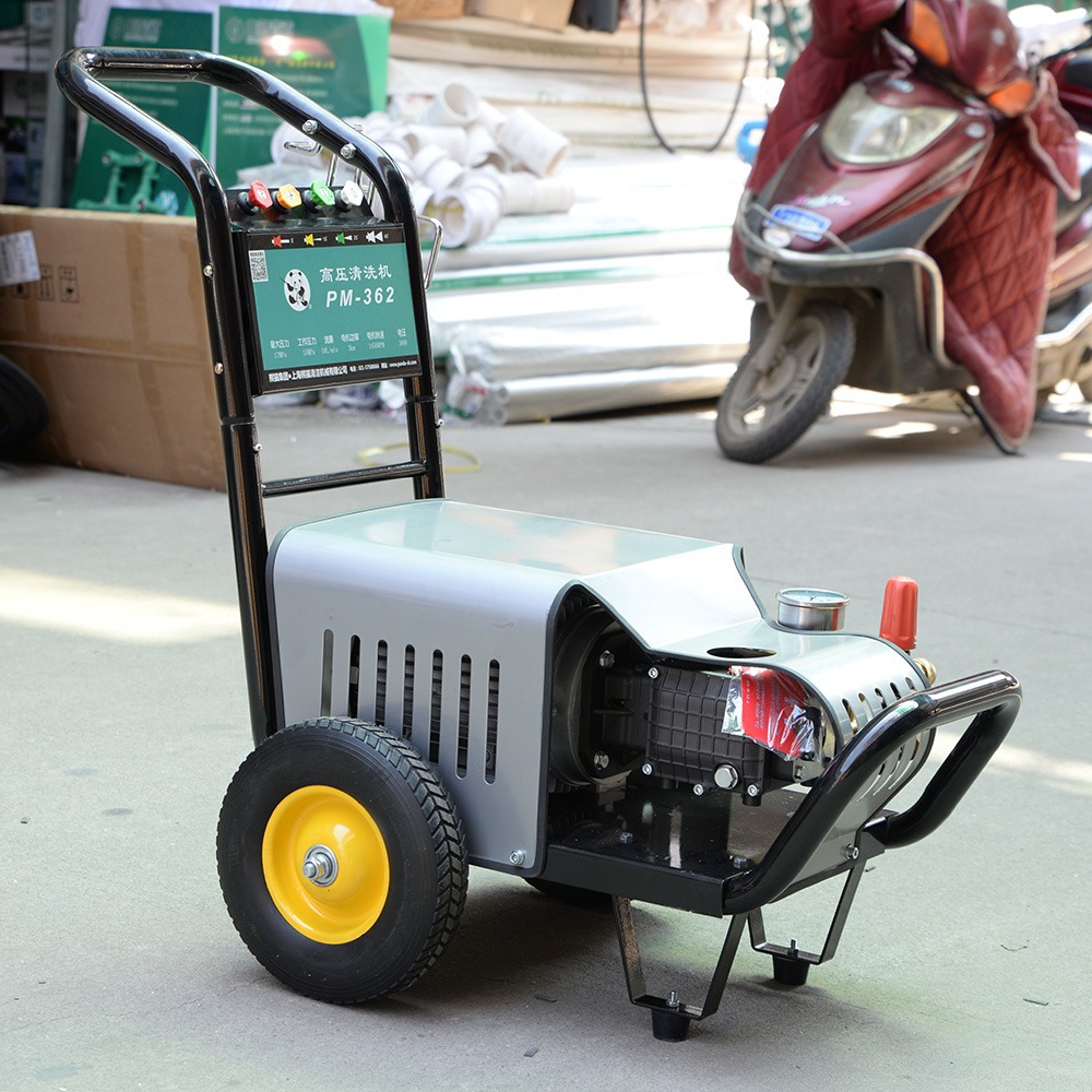 Máquina de limpieza a alta presión Shanghai Panda PM-361/368/369/1515, máquina de lavado de autos, pistola de agua para administración de propiedades, alta potencia