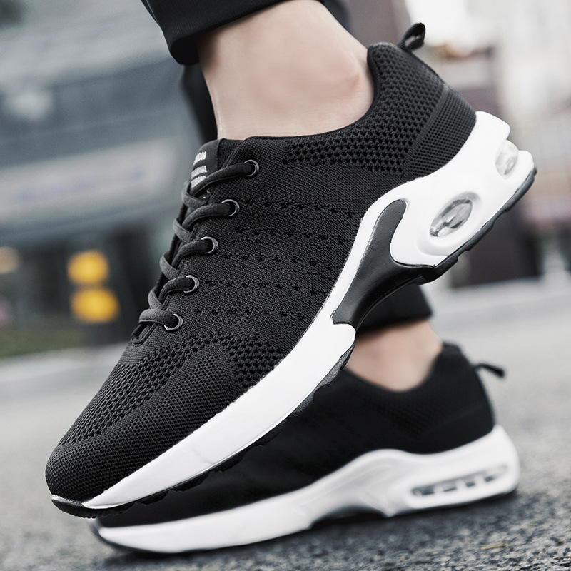 Vier seizoenen nieuwe vliegende mesh-sportschoenen voor heren en dames, lichtgewicht hardloop-casual Ghost Step-dansschoenen_voghion.com