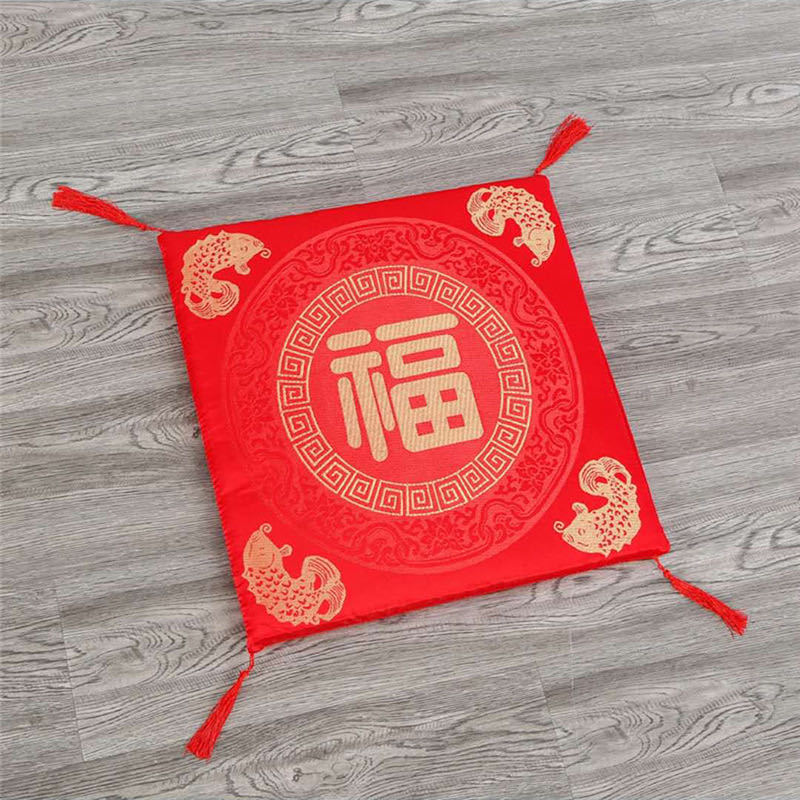 Wedding kneeling mat, wedding tea, wedding, blessing, bridegroom bride worshiped and worshiped heaven and earth, bride, tea kneeling pad 2