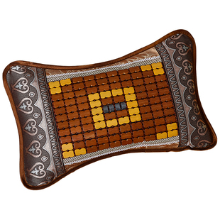 Summer Bamboo Mat Pillow Cervical Spine Protection and Sleep Tea Pillow Core Summer Adult Children Small Pillow Male Student Sleeping Road