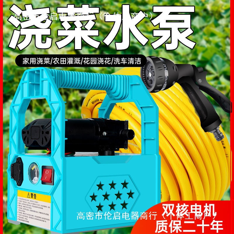 充电式抽水泵菜地浇水机淋浇菜农用浇地家用锂电抽水机灌溉机