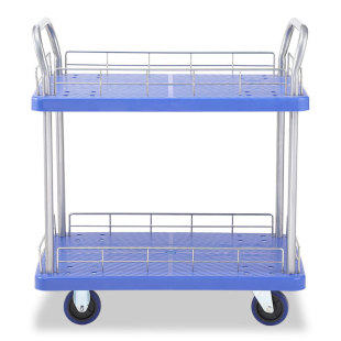 Factory Direct double-layer mobile tool car multi-function maintenance trolley mute trolley auxiliary tool trolley
