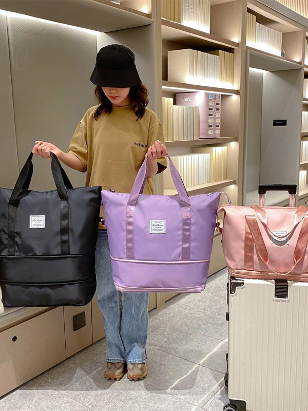 トラベルバッグメーカー卸売大容量トラベルバッグ拡張可能な荷物バッグ短距離トラベルバッグフィットネスバッグヨガバッグ