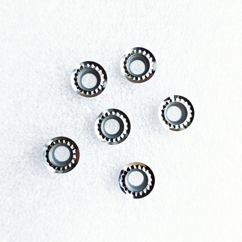 R5 R6数控铣刀片锋利高光洁车铜铝刀片 RCGT1003-MO 铝用圆刀粒