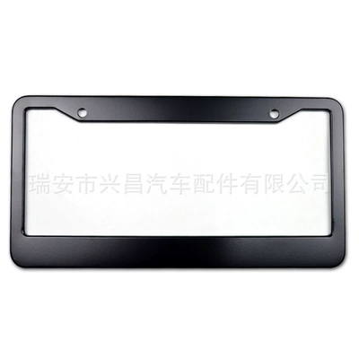 American Standard Aluminum Alloy Black License plate holder/license plate holder - black