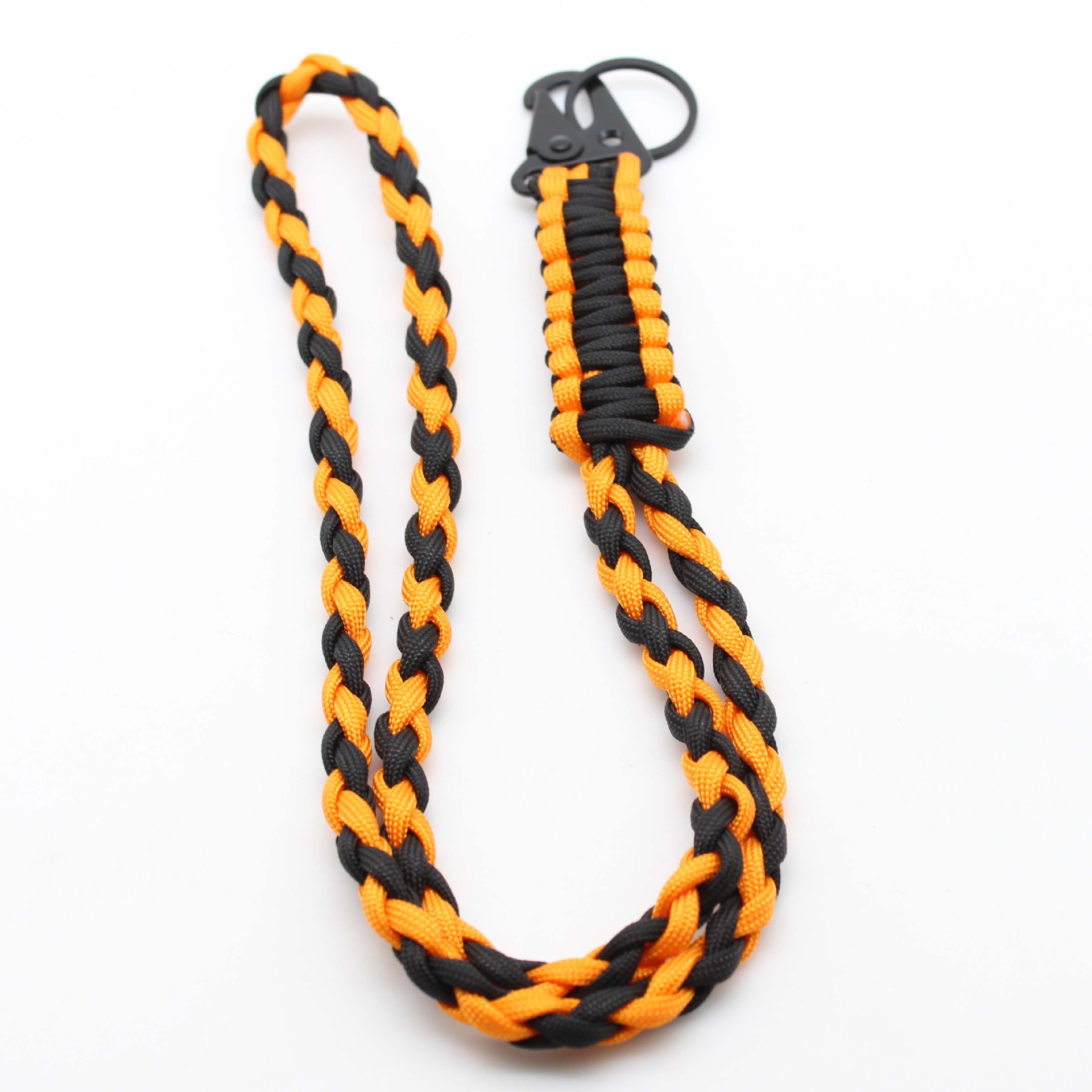 Venta caliente cordón tejido paraguas cuerda cuello cordón teléfono móvil llavero tejido siete núcleos paraguas cuerda acampar al aire libre emergencia