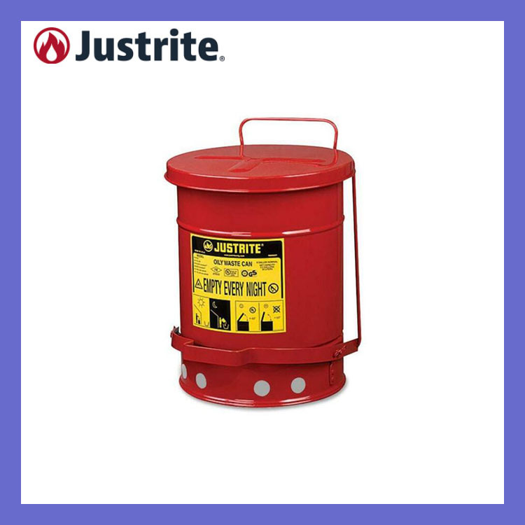 杰斯瑞特油渍废品罐JUSTRITE防火垃圾桶09700