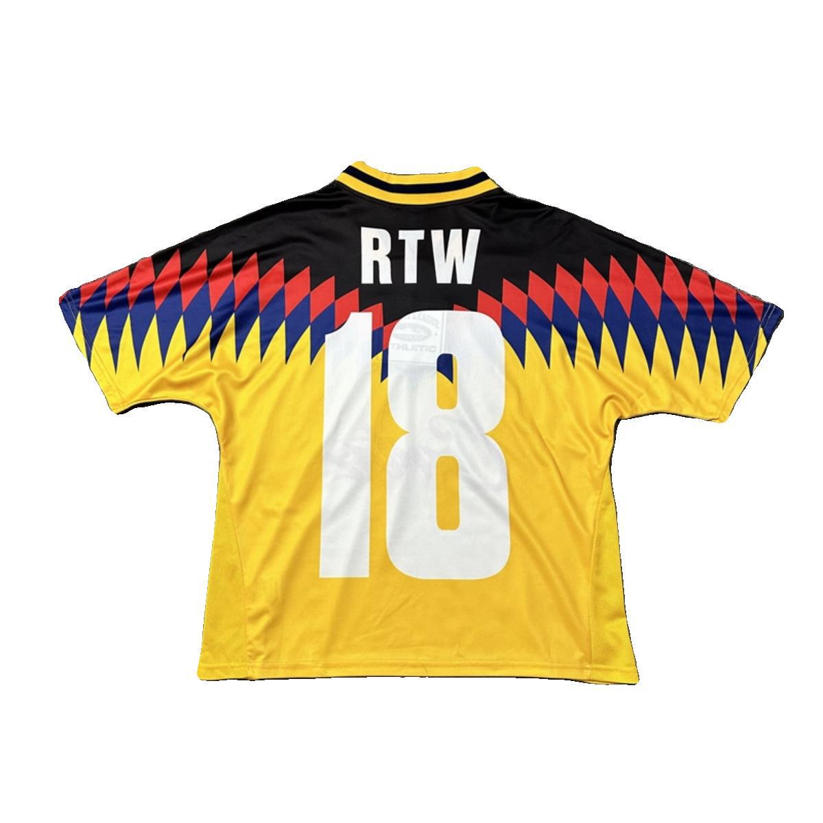 Marca de moda Corteiz nueva camiseta de baloncesto de color de contraste American Sports casual hombres y mujeres Camiseta de manga corta de gran tamaño verano