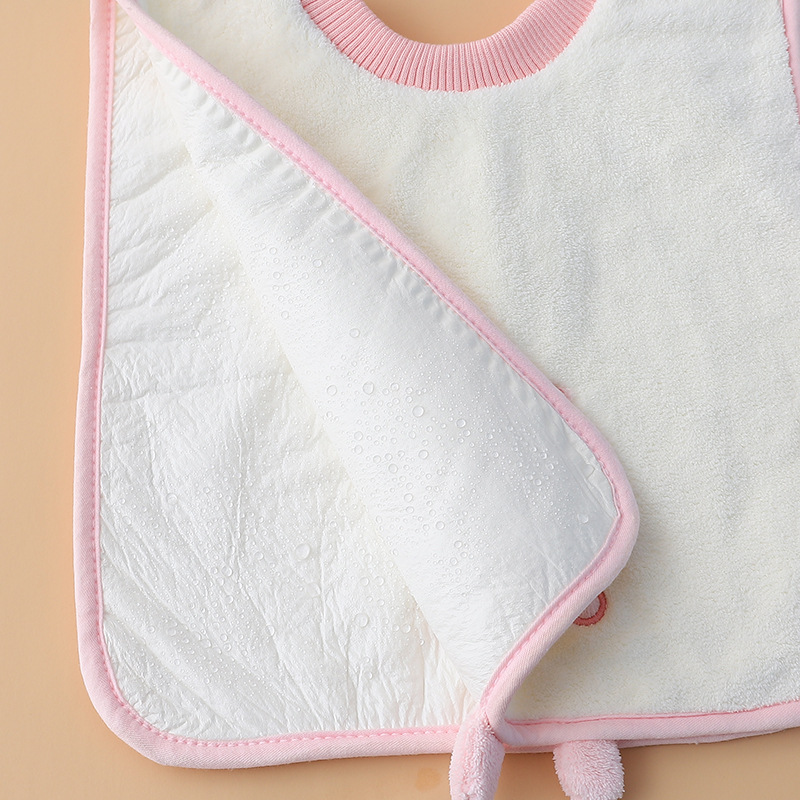 向峰批發珊瑚絨嬰兒口水巾兒童洗漱巾圍兜寶寶多功能柔軟防水圍嘴