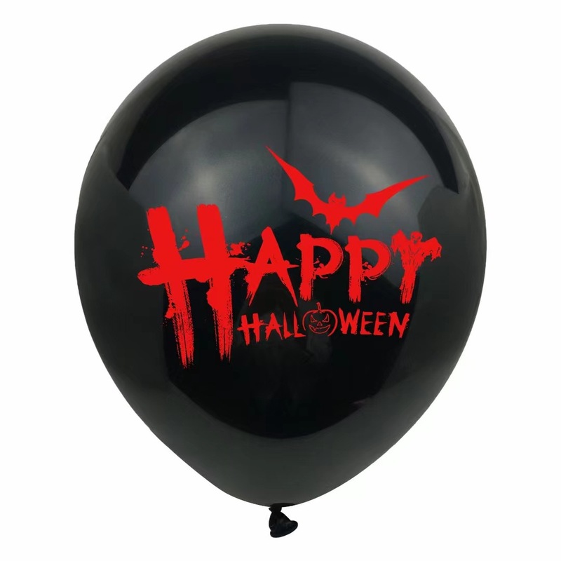 ハロウィーン風船装飾セット印刷パーティー用品コウモリハロウィーン道具鬼節ラテックスカボチャ風船|undefined