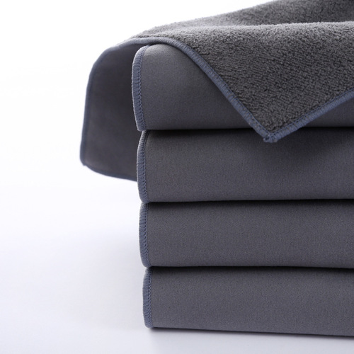 Car Washing Sponge Suede Coral Fleece Water Absorbent Dual-Sided Wiping Cloth Wholesale Cleaning Special Cloth Gas Station Gift Towel