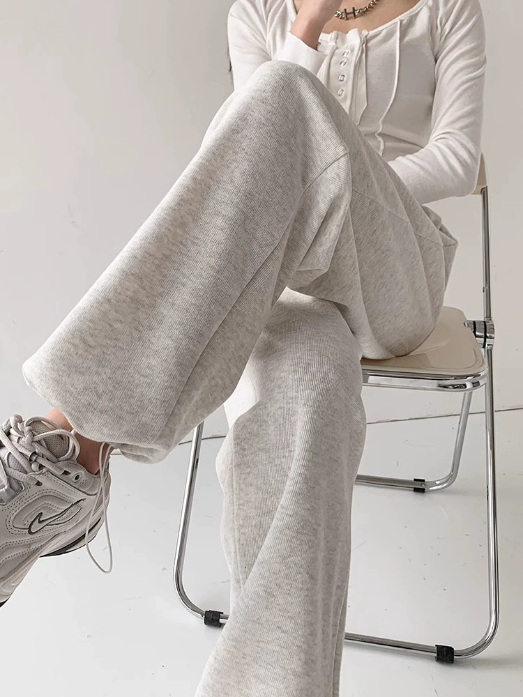 Демисезонные брюки, тёплые осенние legging для досуга, американский стиль, шнуровка, свободный крой