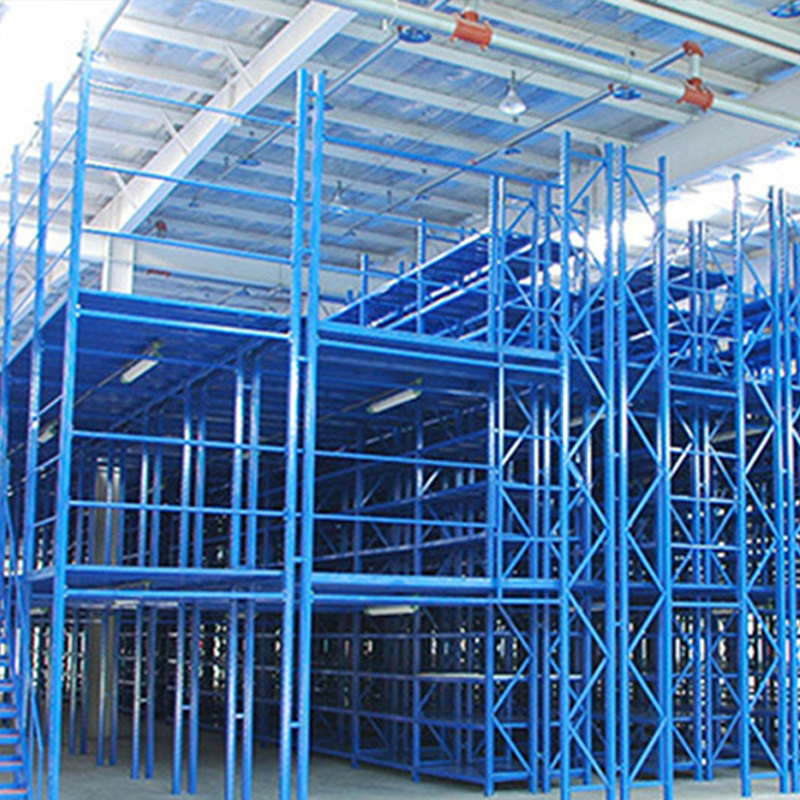 ロフトプラットフォーム棚鋼構造構築取り外し可能な2階建てオフィス倉庫倉庫ヘビーデューティロフト棚|undefined