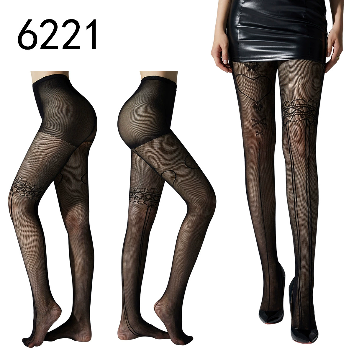 Fishnet Tights, Sexy Halloween Styles, Spider-Web & Patterned, Multi-Pack Options