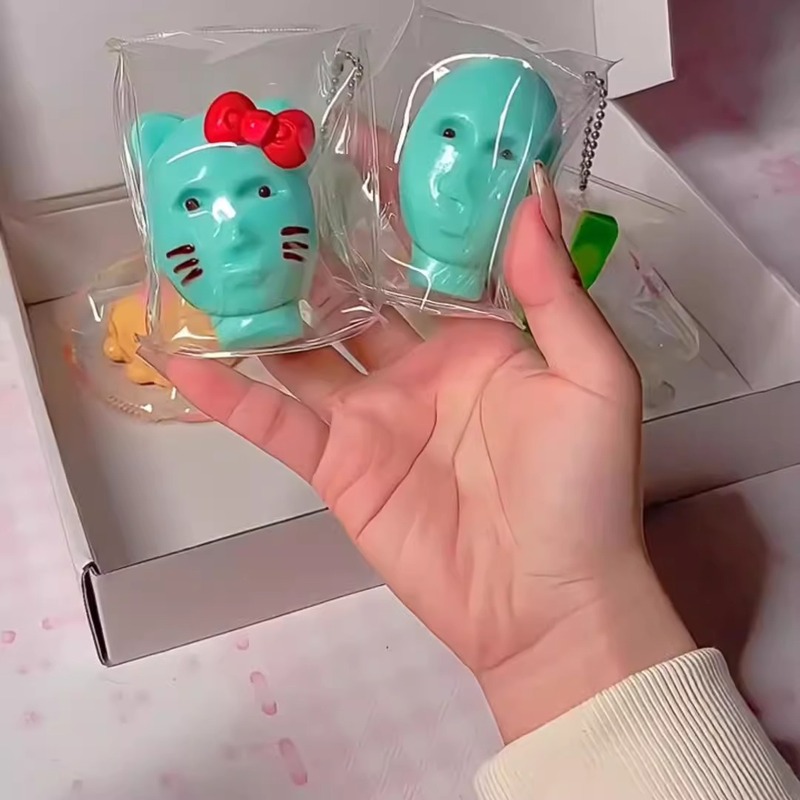 模擬食品玩具ブルーベリースフレープニッピング2色キャラメルプリンクリームケーキ高価値スローリバウンドおもちゃ|undefined