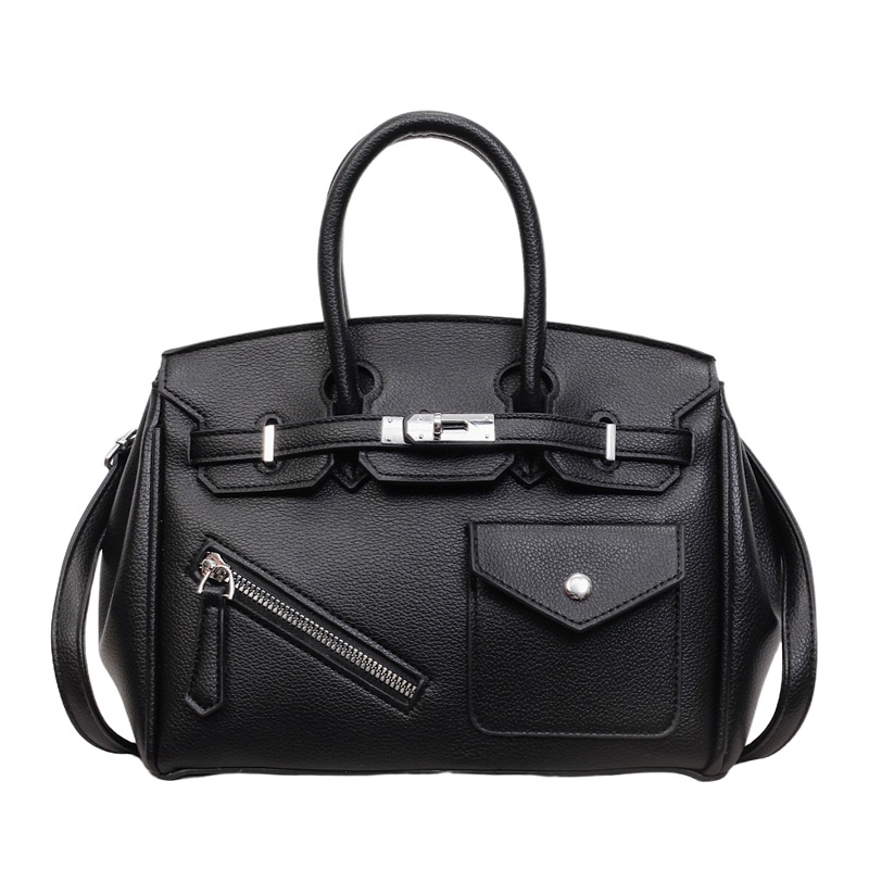 Bolsos de platino de textura superior, bolsos de gran capacidad, nuevos bolsos de mano transfronterizos, bolsos de hombro retro, bolsos de Kelly