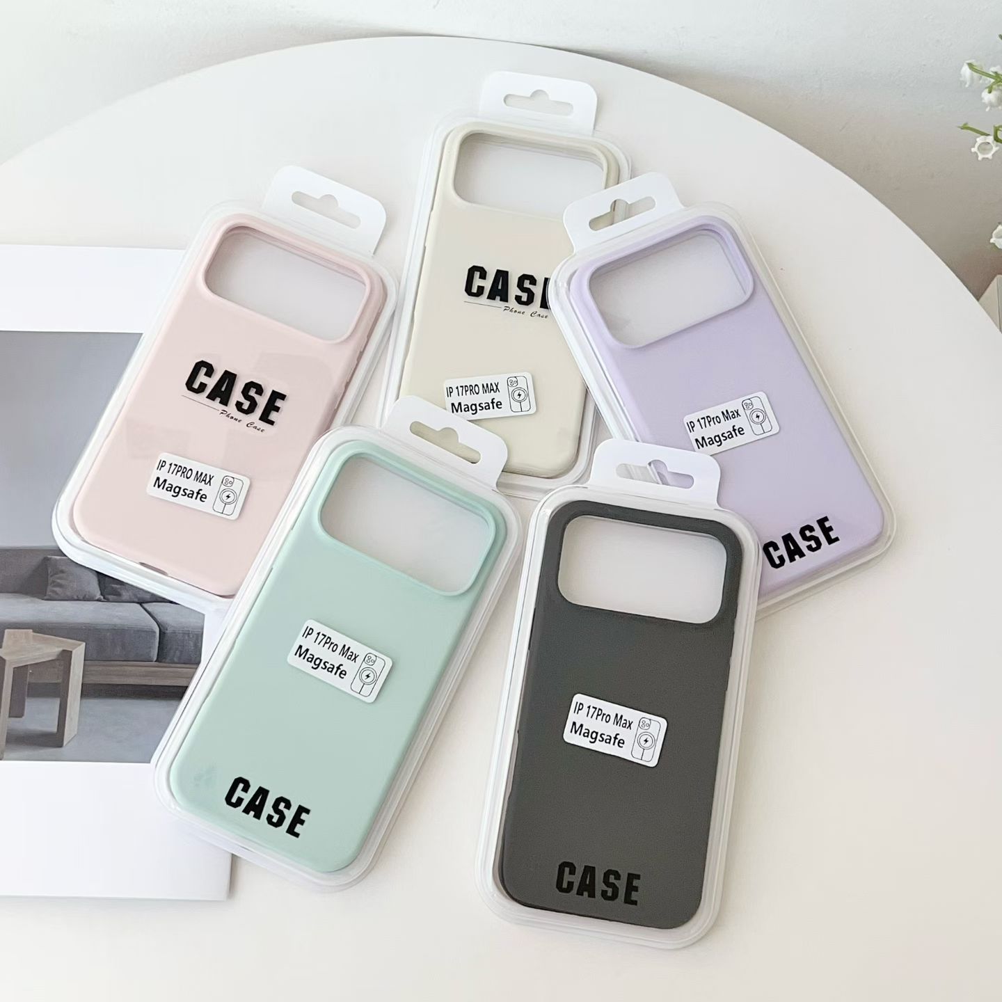 Suitable For Apple 17ProMax Liquid Magnetic Charging Phone Case Full Coverage IPhone 16 Silicone Shockproof 14_voghion.com
