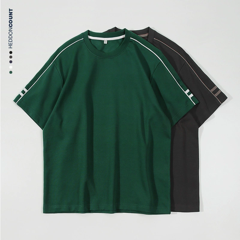 Penguo мужская одежда сшитая новая спортивная футболка с короткими рукавами 2025 летняя новая рубашка