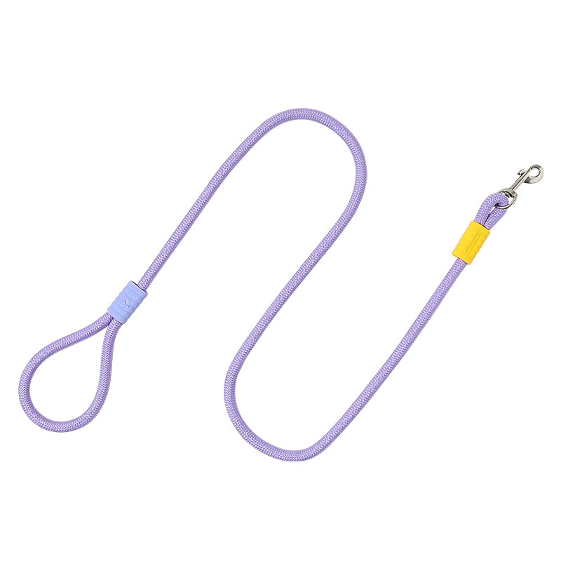 Transfronterizos al aire libre cuerda de tracción de perros cuerda de paseo de perros cuerda redonda multicolor cadena de perros correa de tracción de perros mano cómoda artículos de mascotas