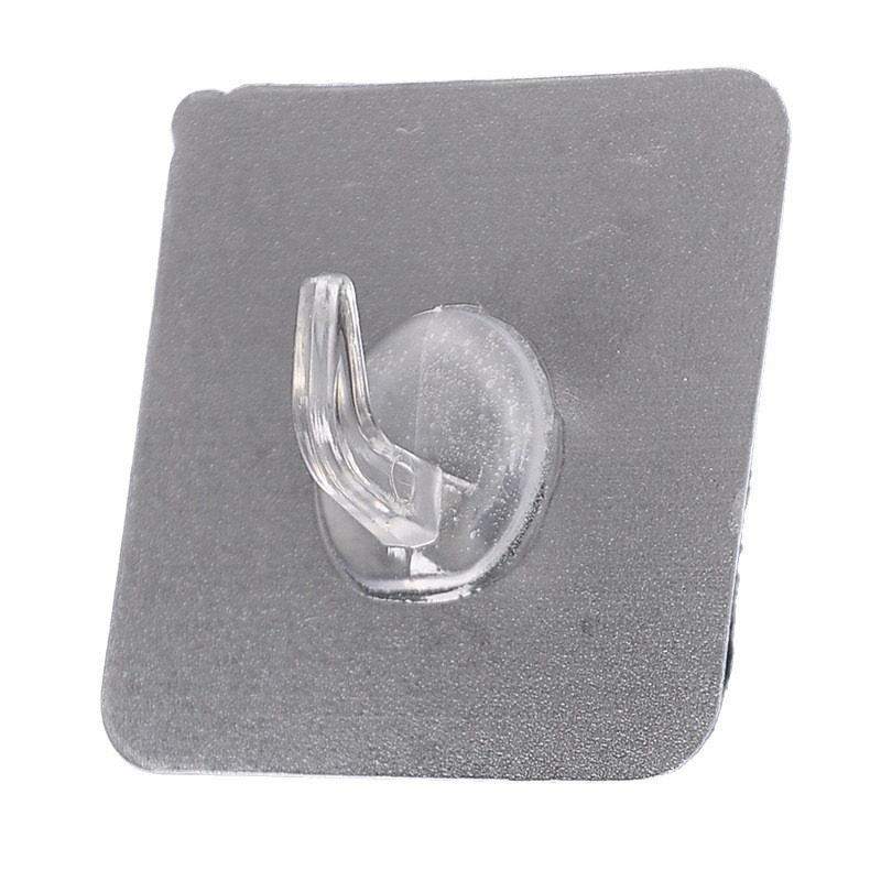 Gancho adhesivo transparente sin clavos que no deja marcas, resistente al agua, a prueba de humedad, gancho de pared adhesivo de alta carga
