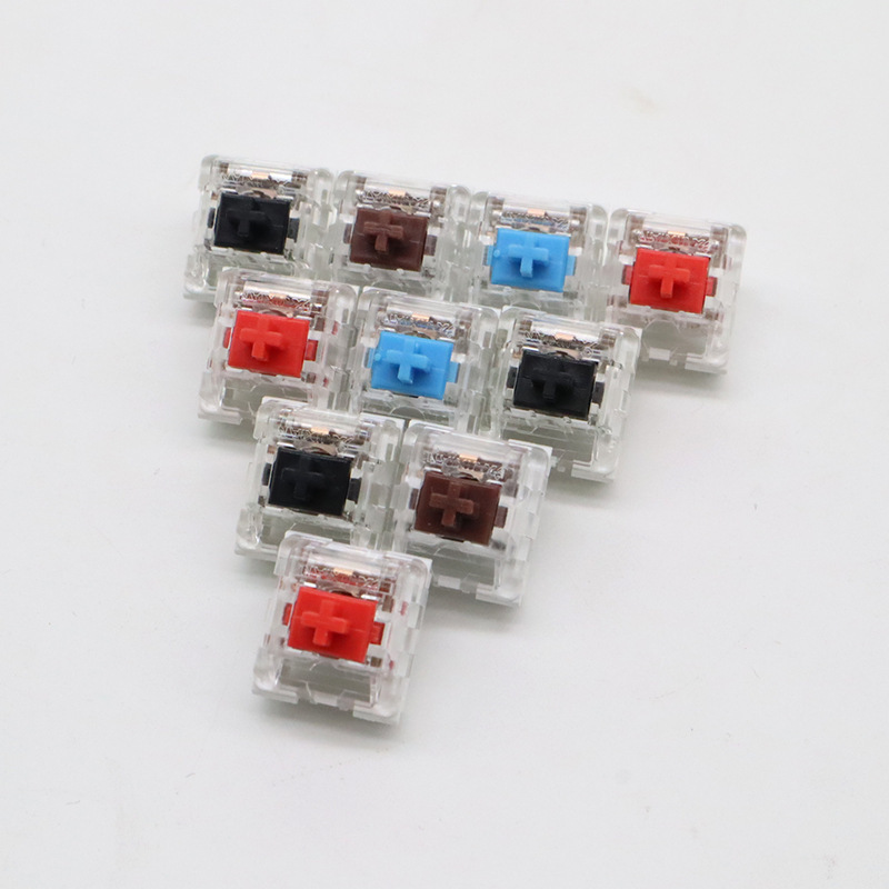 Mechanical keyboard paragraph linear universal shaft body Jixian 3PIN3 feet DIY customized green axis red axis tea axis black axis