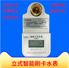 工厂货源立式水表 IC卡预付费水表 黄铜刷卡水表 自来水冷水水表