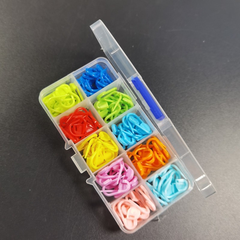 クロスボーダー10格120枚箱入りプラスチック小さなピン留めピン記号ボタンセーター編みツールdiy材料|undefined
