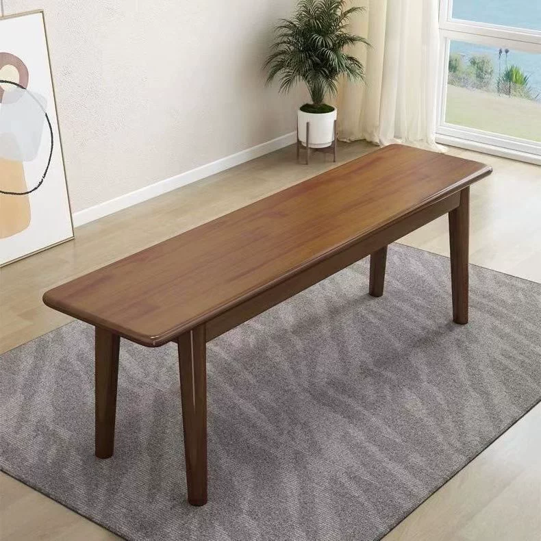 Новая длинная скамья из массива дерева для дома, гостиной, табурет для смены обуви, табурет для кровати, ресторан, простой многофункциональный новый чайный столик, обеденный стол