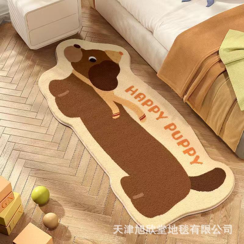 노란 스카프 강아지