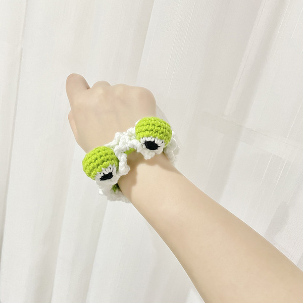 Cute knitted hair accessory