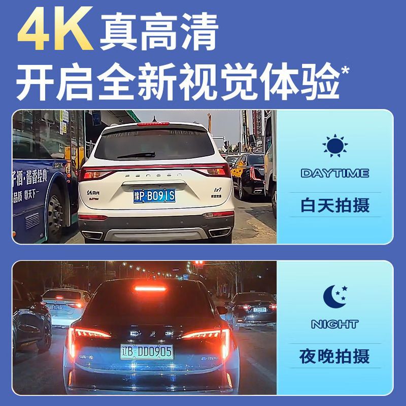 Mercedes-Benz A-Class, B-Class, E-Class, C-Class, GLC, GLB, A, EQC, EQE, EQS dedicated wireless 4K dashcam