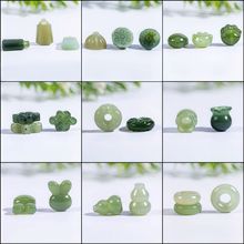 岑天然和田玉手链配件水晶diy手串隔珠晴水玉葫芦平安扣吊坠批发