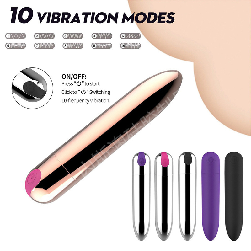 USB rechargeable bullet clitoral stimulation vibrator ten-frequency female masturbation bullet sexy strong shock mini massage stick USB rechargeable bullet clitoral stimulation vibrator ten-frequency female masturbation bullet sexy strong shock mini massage stick